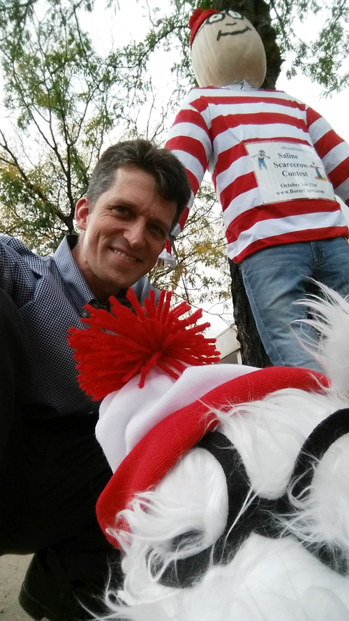 I found Waldo Selfie 2015 Annual Saline Scarecrow Contest - Saline MI near Ann Arbor MI